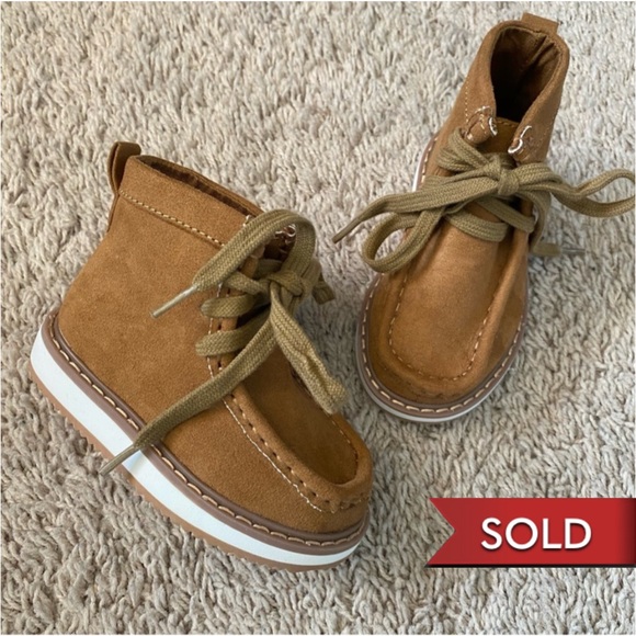 GAP Other - Toddler Moc Toe Boots, Cognac, Size 5